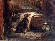 The Old Shepherd's Chief Mourner Landseer, Edwin Henry